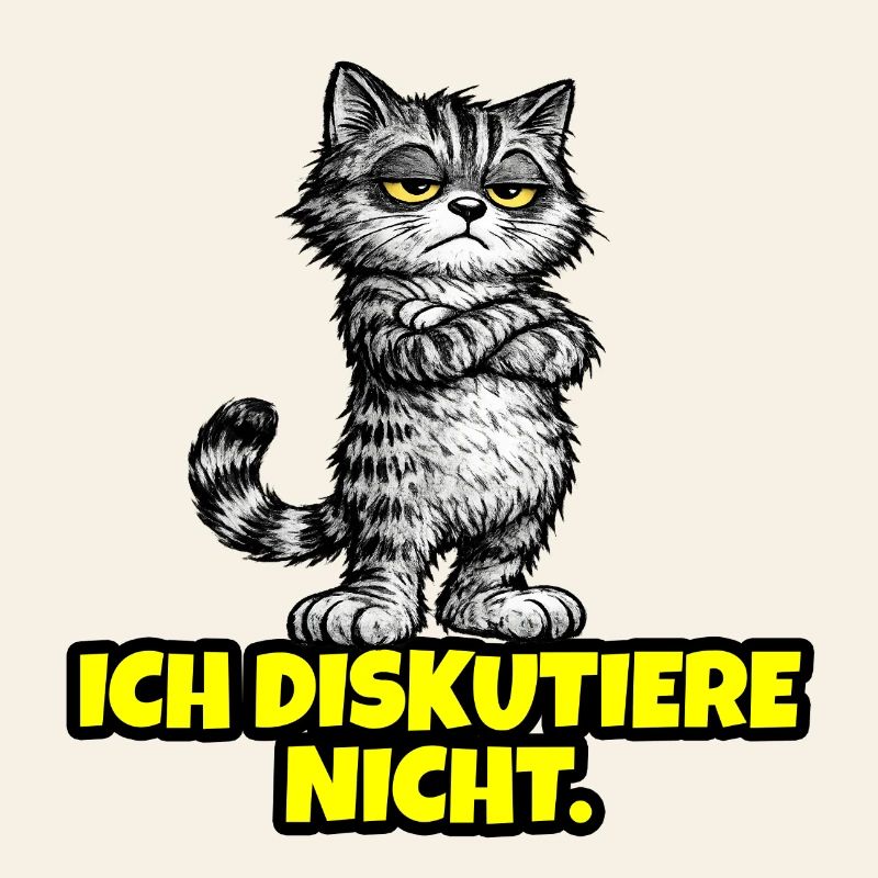 Ich diskutiere nicht. – Grumpy Katze (CAT)