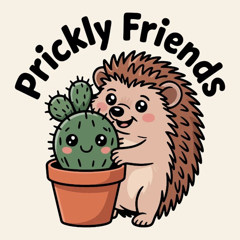 Cactus-friendly hedgehog