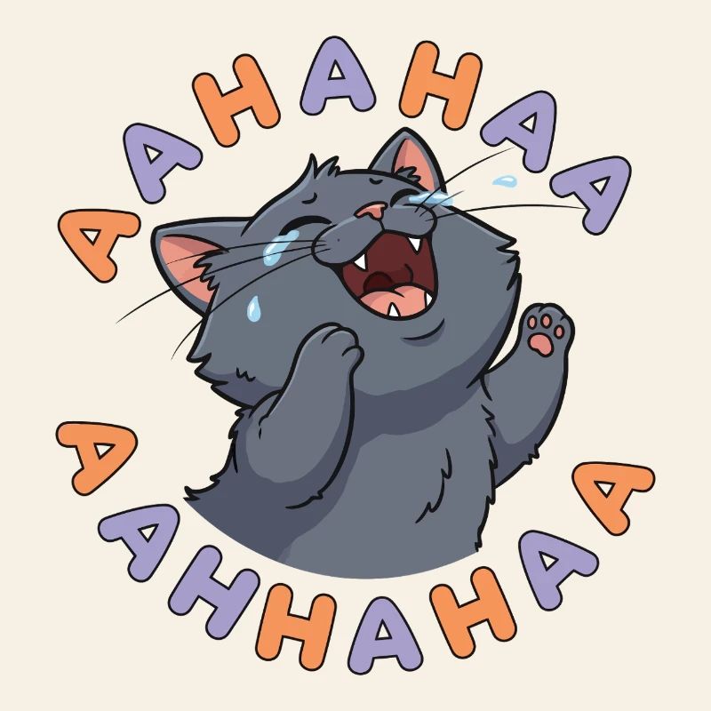 Explosion du chat rieur