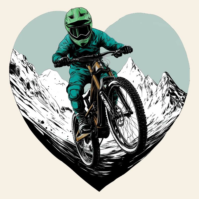 Freerider Berge Herz