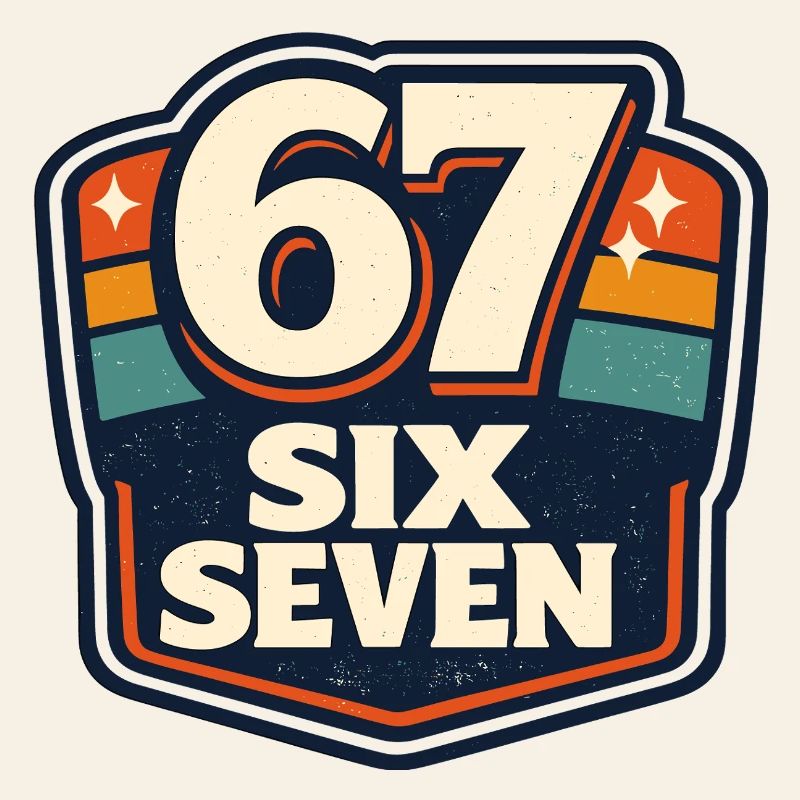 67 Six Seven Meme Funny Gift