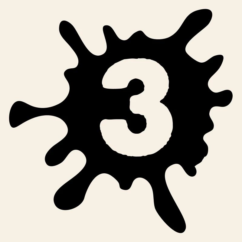 3 Klecks