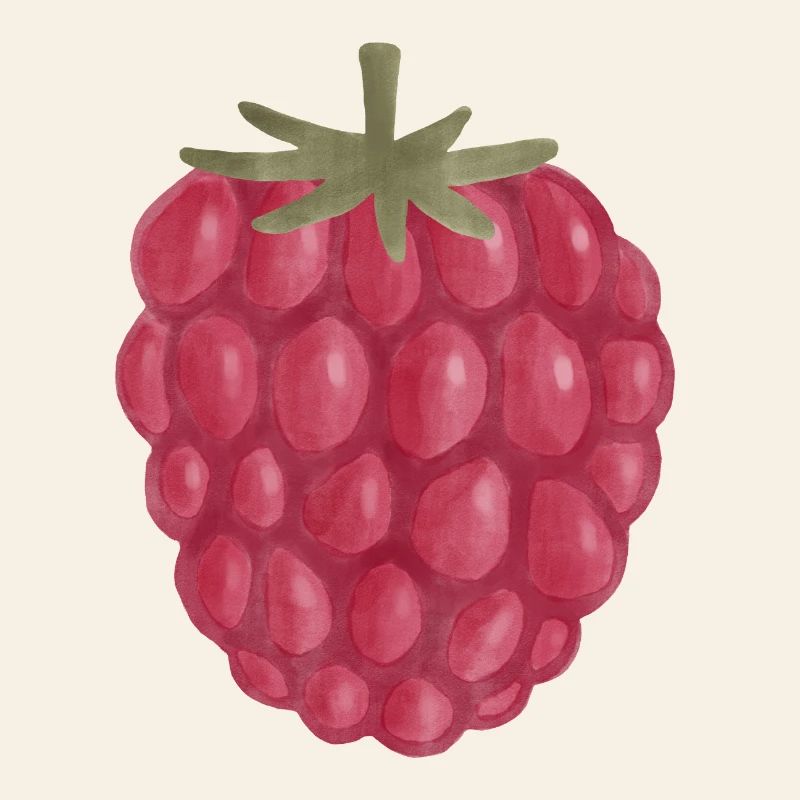 Raspberry Watercolor