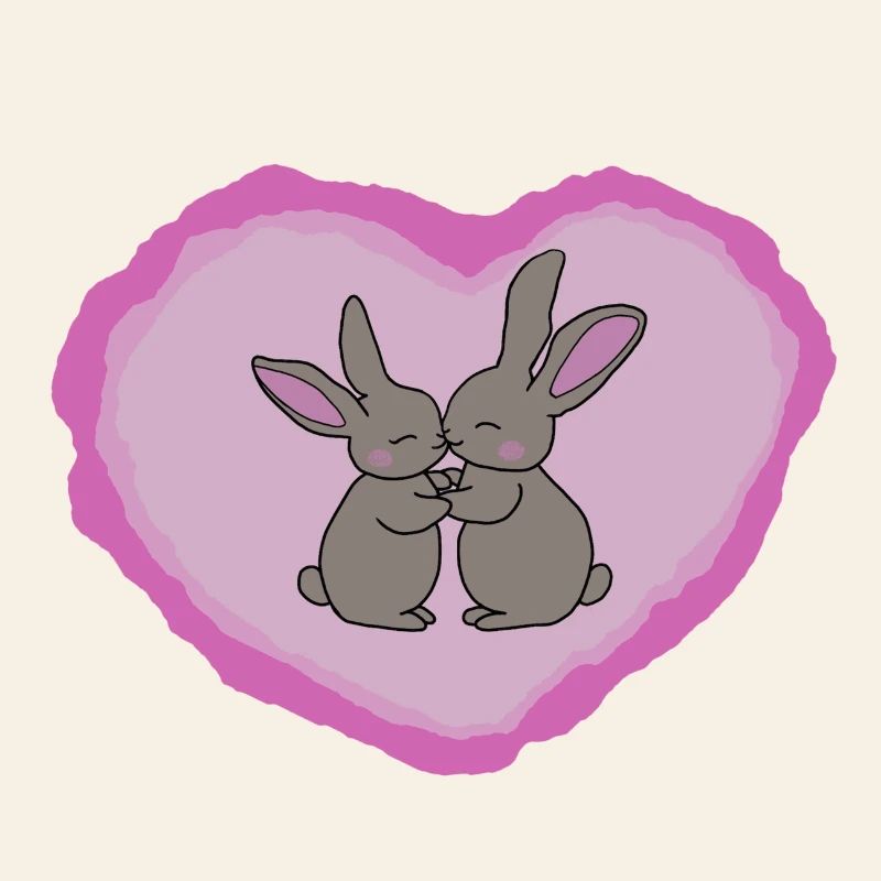 Two Cute Bunnies
