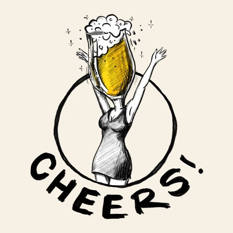 JGA: Bier-Cheers!-Illustration