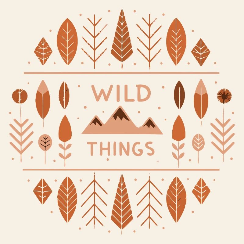 Wild Forest Natural Pattern