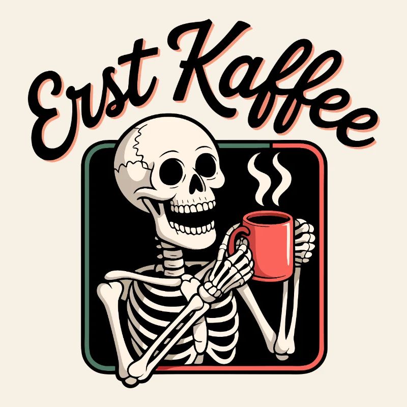Premier squelette de café