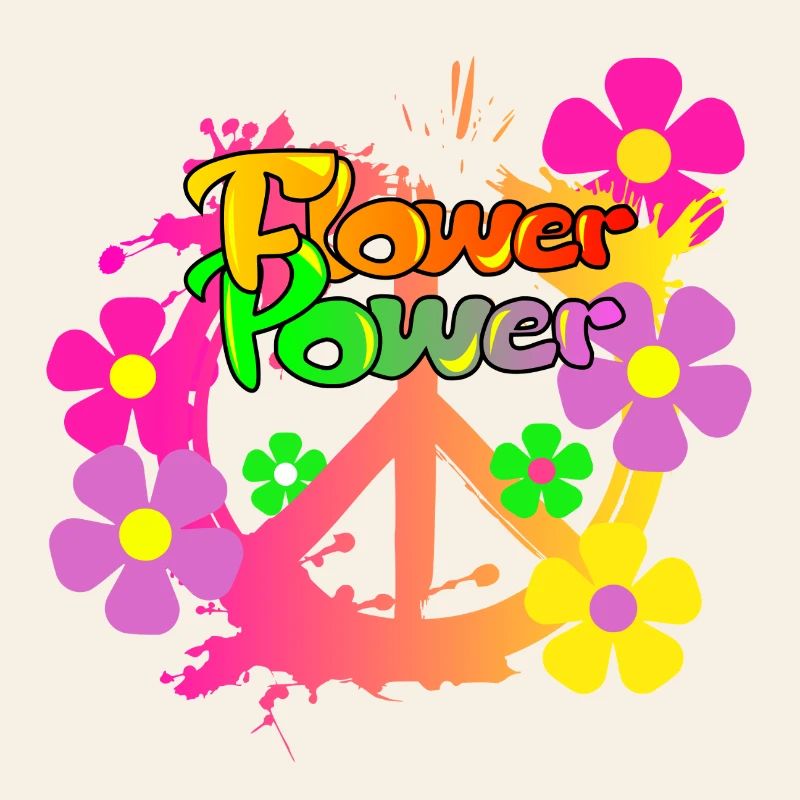 Flower Power Frieden Peacezeichen