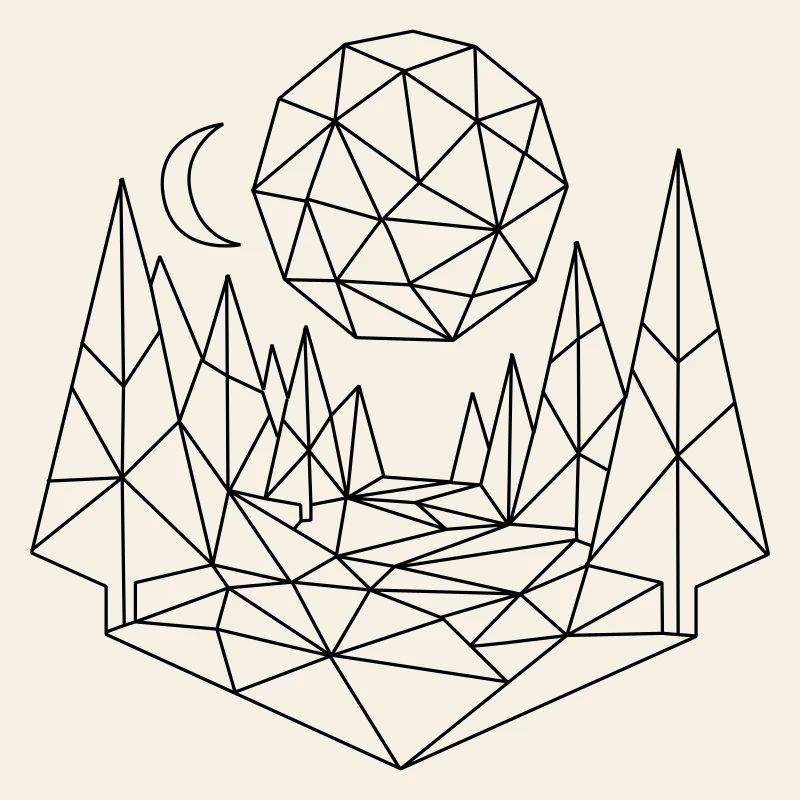 Landschaft Polygon