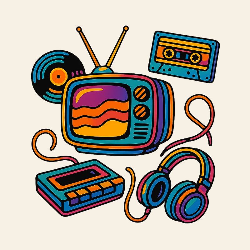 Retro Style Vintage Classic Design
