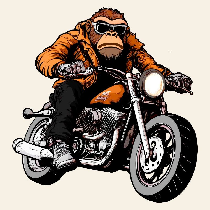 Motorcycle Monkey
