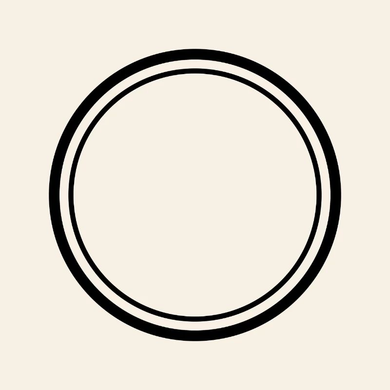 Cadre à double cercle