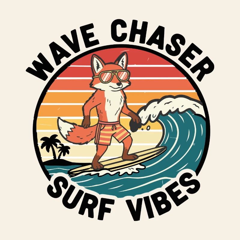 Fox Surfer Wave Chaser Surf-Vibes