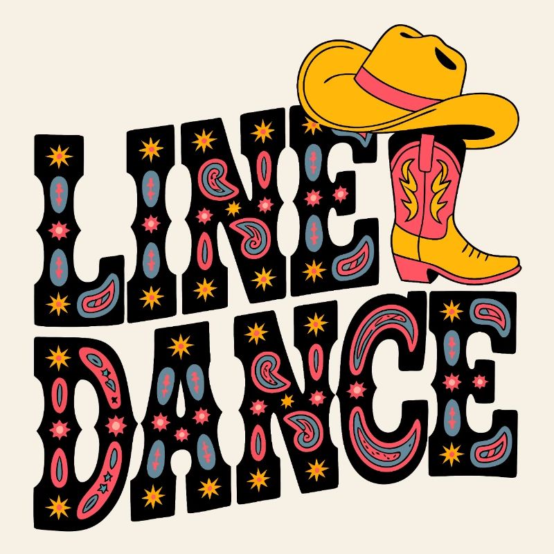 Neon Cowboy Boots Pattern