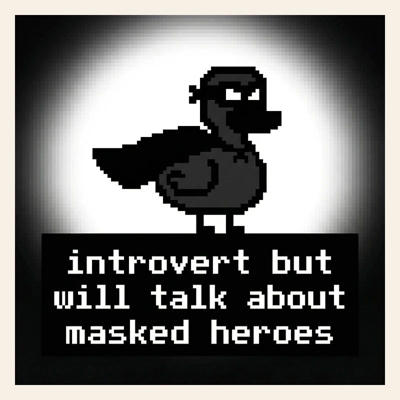 Introvert trifft Maskierte Helden Pixel