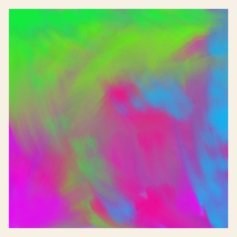 Vivid Neon Tie-Dye Gradient Burst