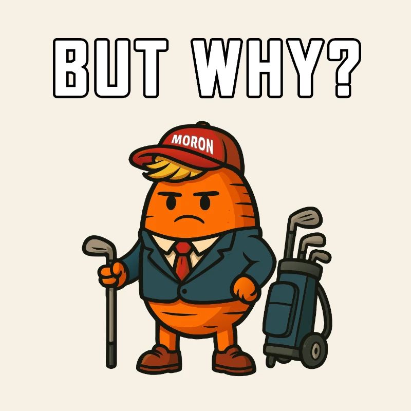 But Why Golf Mascot