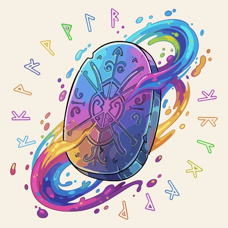 Rainbow Runes Shield