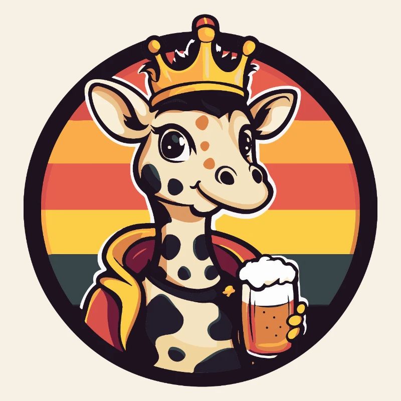 Giraffe Beer Funny