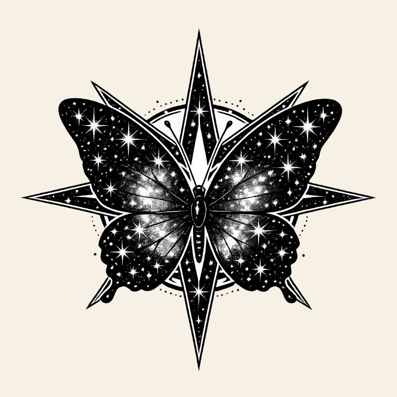 Cosmic Butterfly Compass