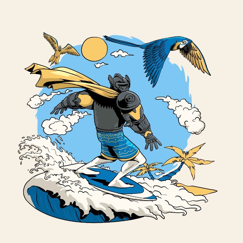 Chevalier surfeur des îles