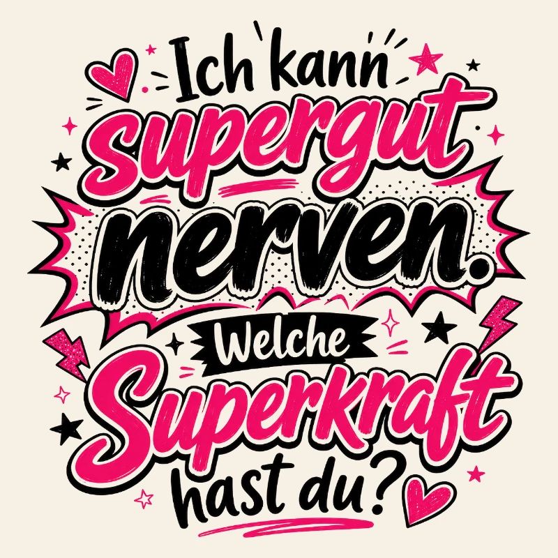 Ich kann supergut nerven