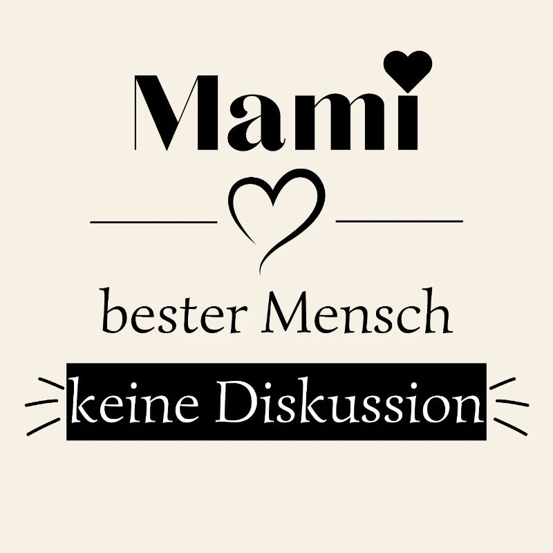 Mami bester Mensch Herz- Geschenk