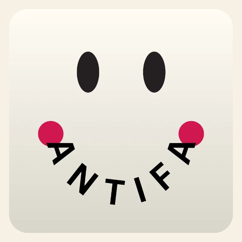 Friendly Antifa Greige | Gradient Design Smile