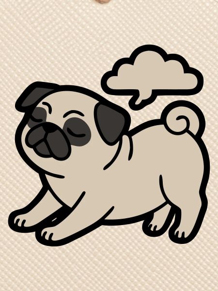 farting pug dog funny