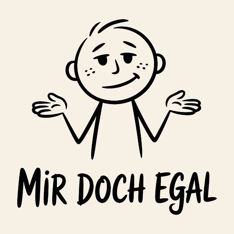Mir Doch Egal Strichmännchen