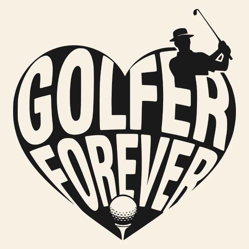 Golfer Forever Heart - Forever Golfer