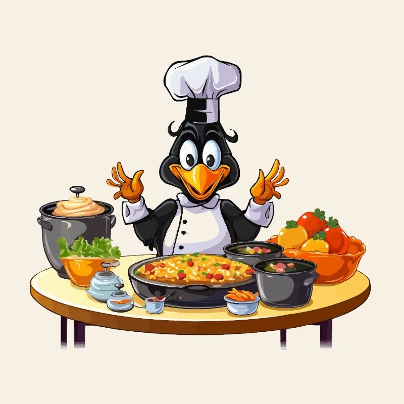 Kitchen Duck Chef Design