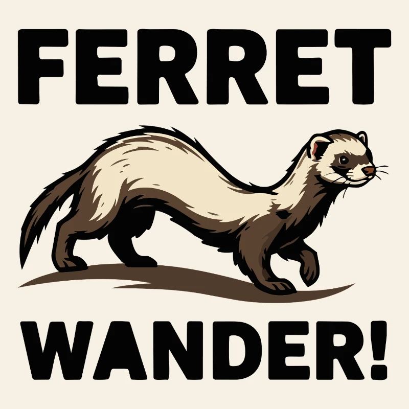 Ferret Wander Ferret Exploration Browsing