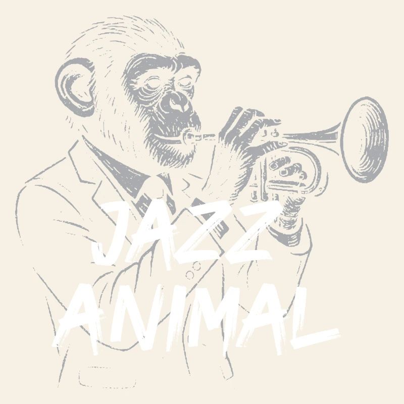 Jazz Animal Monkey Trompete