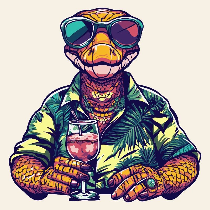 Snake Cobra Comic Summer