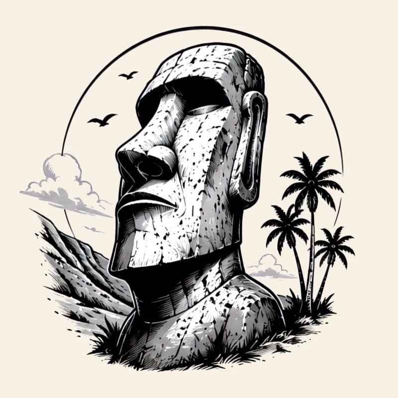 Statue de l’île de Pâques Moai