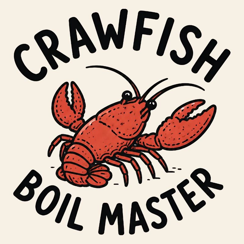 Crawfish Boil Master Lustige Männer Crawfish