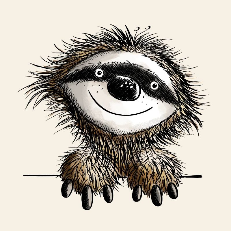 Smart Sloth - Sloths - Comic - Fun