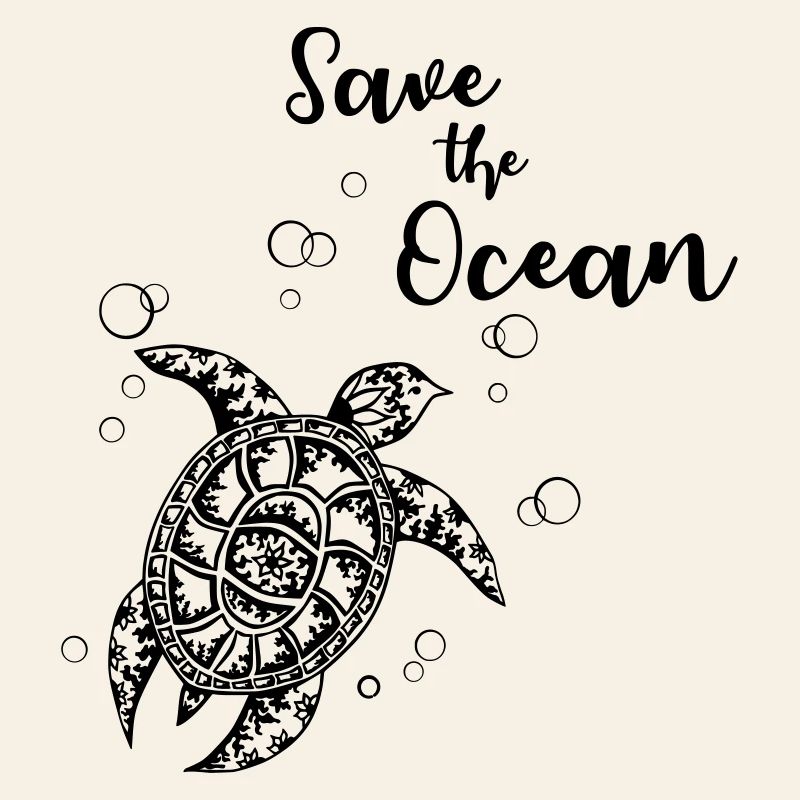 Save the Ocean - tortue