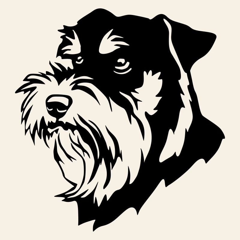 Schnauzer head