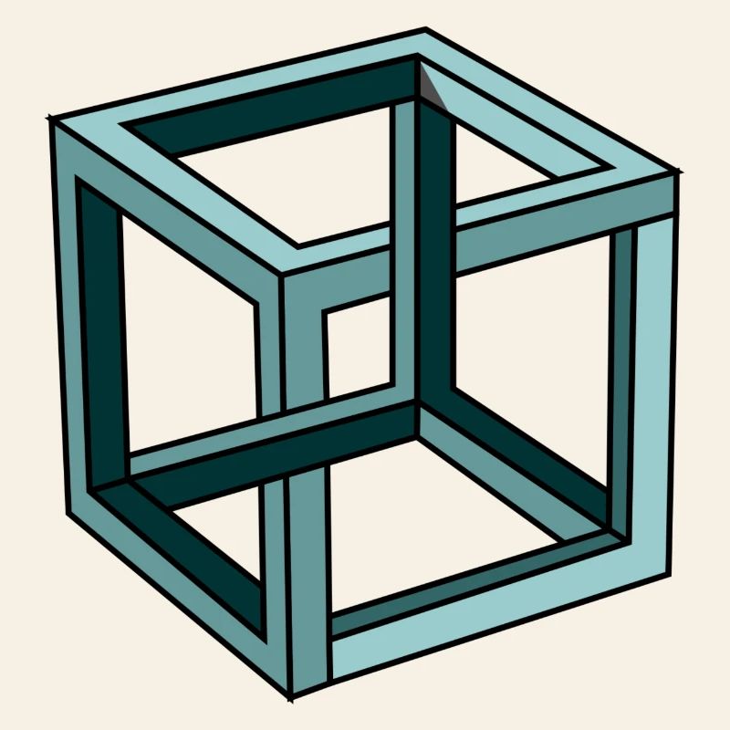 Escher Impossible Cube
