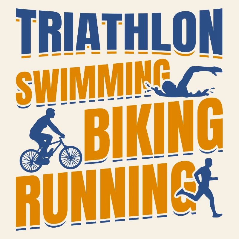 Triathlon Natation Cyclisme Course à pied