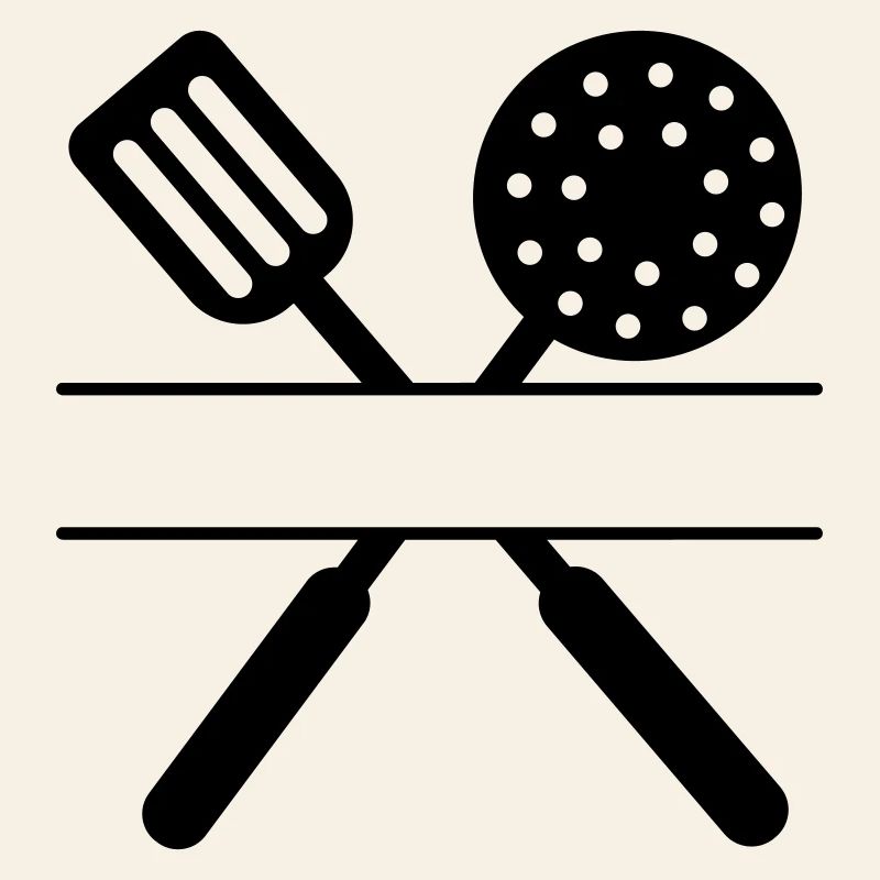 Baking tools crossed