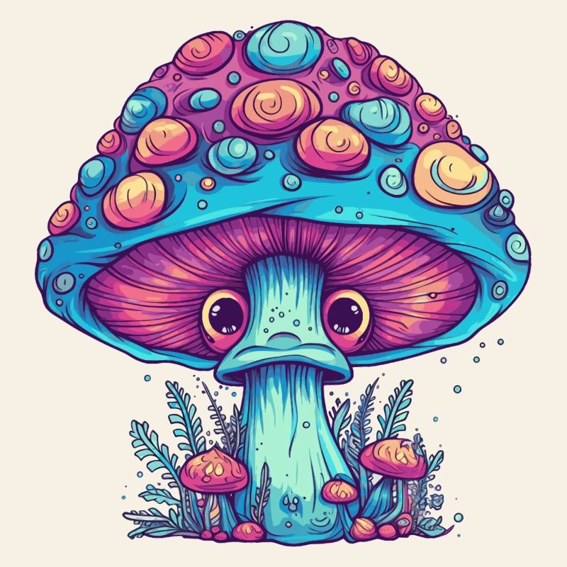 Psychedelic Mushroom - Magic Mushroom