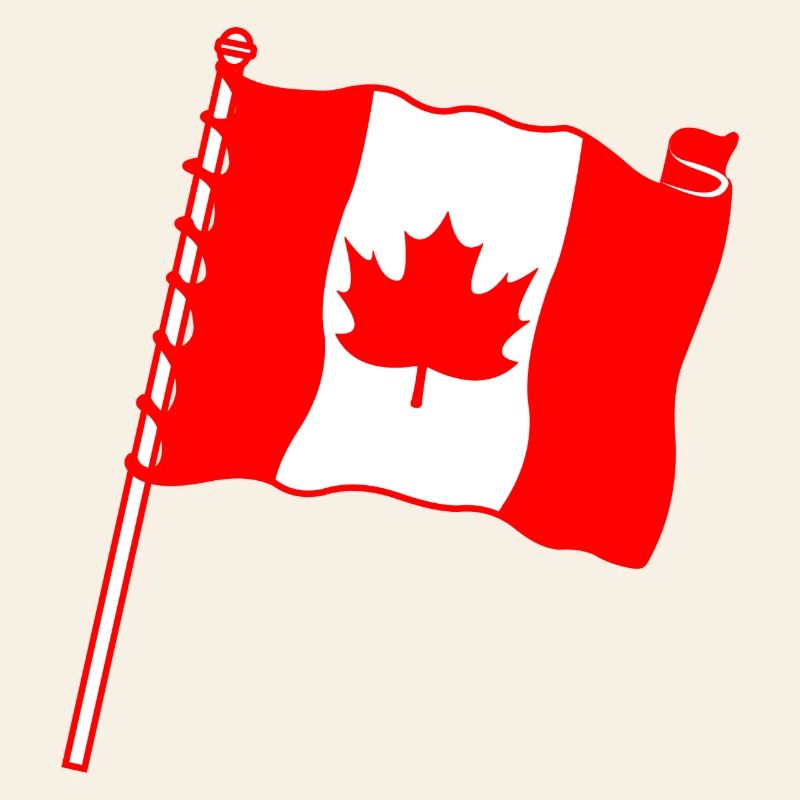 Flag: Canada maple leaf