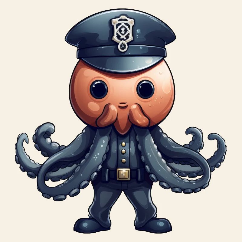Policière calmar