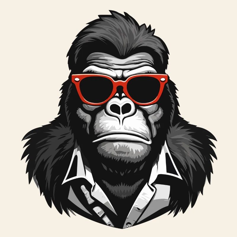 gorilla, monkey, primate