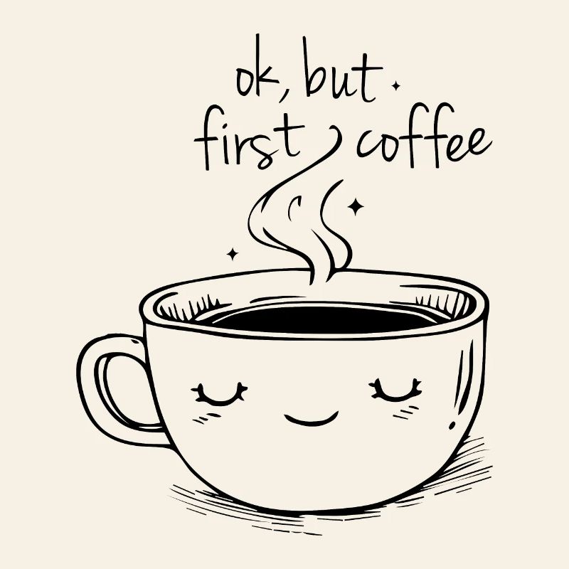 ok, but first coffee
