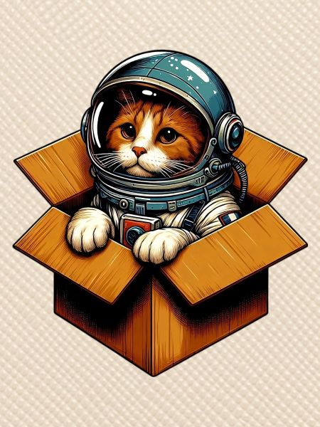 Astronaut Katze
