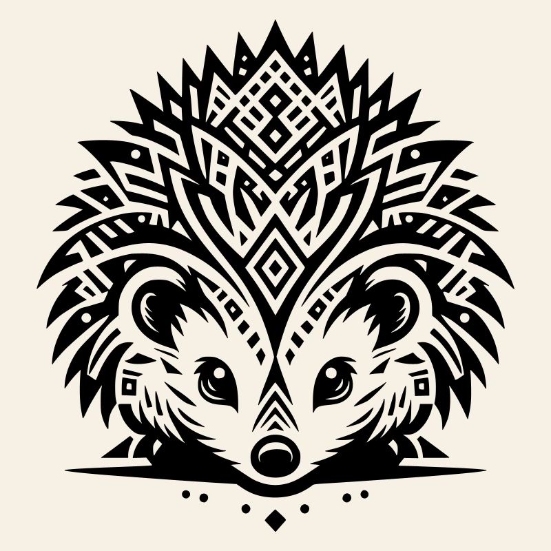 Hérisson tribal